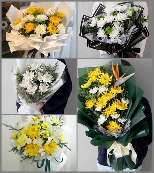 上海闵行区浦江镇浦江村白事花束代送